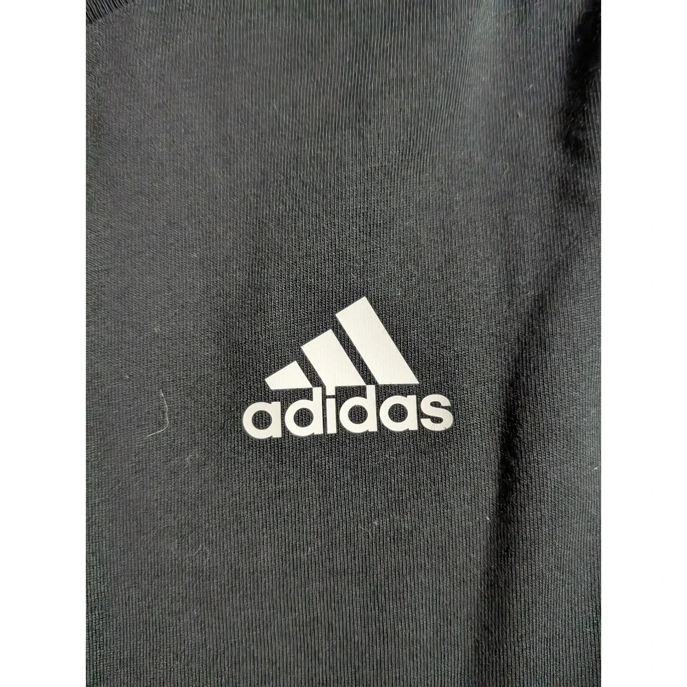Adidas Mens Essentials 3-Stripes Long Sleeve Tee Black AA0843 HCM050 Size L